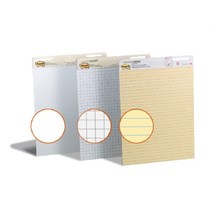 3M 이젤패드 3종 566 슈퍼스티키 월패드 일반 포스트잇, 월패드테이블탑, 한 세트