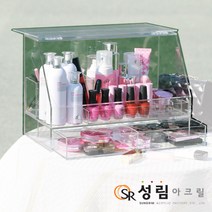 성림아크릴 화장품 정리함 서랍형 IVY.04, 1EA