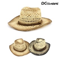 SG-0802카우보이(밀짚모자/밀집모자/자외선차단모자/왕골모자/바캉스모자/대챙모자/여자여름모자/남자여름모자/여행모자/여름모자/비치모자 여름페도라 페도라 페도라모자)