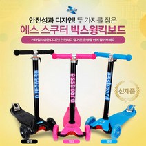 에스보드 에스스쿠터 빅스윙 킥보드, 블랙