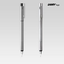 라미 로고 만년필 (무료 선물포장 각인가능), Logo브러쉬스틸(006), 1개, EF