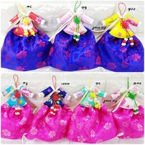 콩이네 리본 꽃과나비 한복방향제 만들기 DIY 패키지, 색상, 옐로우