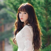 위그아우라 헤어피스 붙임머리4피스 데일리물결펌 부분가발 가발, 내츄럴블랙, 1개