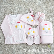 콩닥콩닥 꼬꼬 캐릭터 배냇저고리 DIY 6종 출산DIY태교용품, 50p