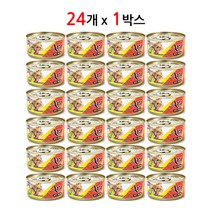 테비토퍼 아리 고양이 간식캔, 헤어볼, 1박스