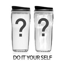 커스텀 텀블러 주문제작 문구 이니셜 사진 셀프디자인, 2.사진및문구형 텀블러제작_투명, 500ml, 1개