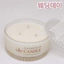 비단장이 프리미엄 아로마 소이캔들 회전목마, 웨딩데이, 포장안함/면심지, 280ml