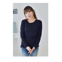 마더라이크 긴팔 포켓 수유티 수유복