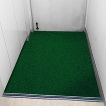 미끄럼방지매트 롤매트, 국산코일매트 그린(120cmx100cm)