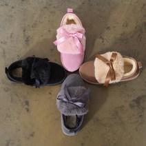 VN-16-6 리본장식 털 스니커즈 2.5cm