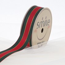 두리앤창작 크리스마스 구트리리본, 25mm, 1PIECE, 9M