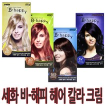 비해피 세화염색약, 세화칼라16-(6M)딥다크레드브라운, 1개