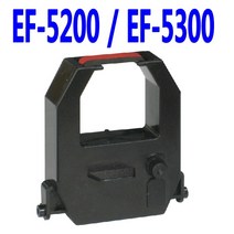 [고려OA] 출퇴근기록기 EF-5200 EF-5300 리본 카트리지, 흑/적(양색), 1개