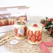 딸기 보틀케이크 케익만들기세트, 1개