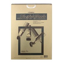 문구조아 전문가용 스케치북 크로키북 미술 드로잉, 1권, $YSJ_2000 4절 스케치북, 4절, 9매