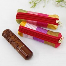 색동 도장케이스(색상랜덤발송), 색상랜덤발송, 1개