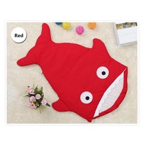 핀란디나베이비 상어 겉싸개 낮잠이불 보낭/슬리핑백, 2. Red(레드)