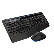 로지텍 MK345 무선 키보드 마우스 세트, MK345 블랙, 블랙