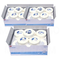 3M 마이크로포 종이반창고 1530 1533, 3박스, 1.25cmx24롤(백색)