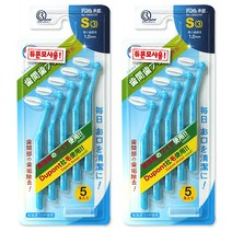 네오메디칼 에버덴 ㄱ자형 치간칫솔 3(S), 2개, 5p