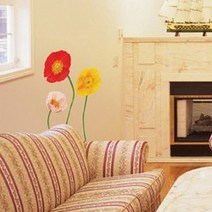 철물코리아 스티커, GSS58205삼색플라워