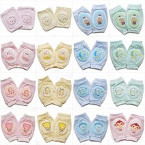 제이본부 유아 아기 무릎보호대, 초승달곰 매쉬 유아무릎보호대_(분홍색), 1개
