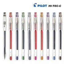 파이롯트 하이테크C 볼펜 0.3mm, 레드, 1개