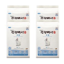 건강백서 전연령 생선 푸들 애견사료, 2kg, 4개