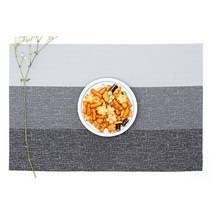 테이블매트, A05_모던-스트라이프 그레이, 1인(45 x 30cm)