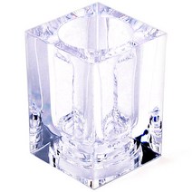 토탈하우스 토탈하우스데코 투명 아크릴 이쑤시개꽂이 (사각-대), 1개