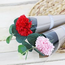 핸드메이드아임 비누카네이션 한송이 꼬깔, 핑크