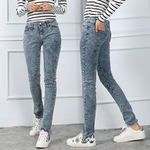 턴키 돌청워싱 무릎절개 구제 스키니핏 팬츠