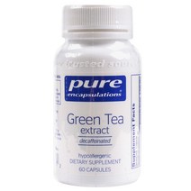 Pure Encapsulations 그린 티 추출물 디카페인 캡슐, 60개입, 1개, 60정