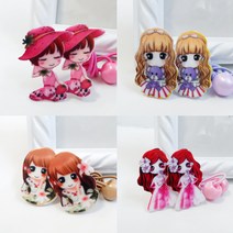 별나라공주 명랑만화 소녀 머리방울 머리끈 1쌍