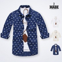 메이드 MS_7부 바람개비 린넨 셔츠 0142