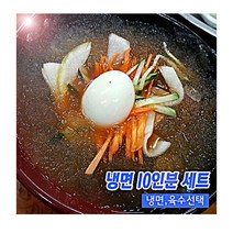 엄지식품 한우물 메밀냉면 10인분 세트 동치미맛육수, 4kg, 1개