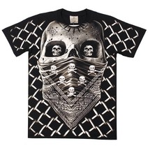 Rockeagle TS666 스컬마스크 반팔티셔츠