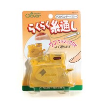 홈데코 크로바 자동 실꿰기 (노랑) 실끼우개, 1개