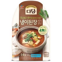 백설 다담 냉이된장 찌개양념, 140g, 6개