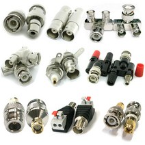 더블스피드 BNC RCA 동축 CCTV 카메라 안테나케이블 연결 젠더 커넥터, AL0095