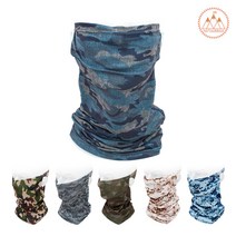 휴키 EX4022 자외선 차단 멀티스카프, 카키