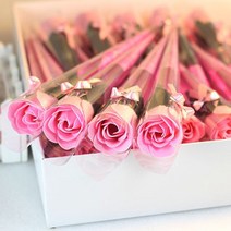 KH 장미비누꽃 한송이, 연핑크