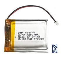 DTP 리튬폴리머전지 103040-PCM(3.7V 1200mAh)51021RR, 1개