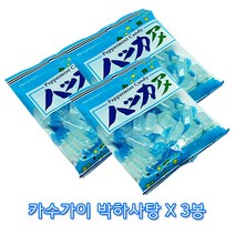 후지야 가슈가이 캔디 박하사탕, 161g, 3개
