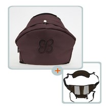 신비아이 오리궁뎅이 힙시트 2.5디럭스포켓+싱글허그띠, 다크브라운