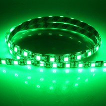 삼항LED 고급형 5050 3칩 LED바 - (10cm당 가격), 24V용-검띠/그린LED(10cm당)