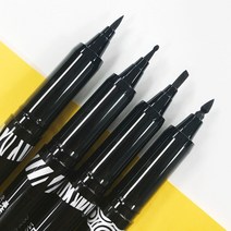패션캣 2배용량 아이라이너 틴트 외 전제품 아이라이너/립메이크업/틴트, 엑스 블랙 워터프루프 브러쉬라이너 - 블랙, 1개