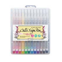 토요 캘리그라피 펜 12색