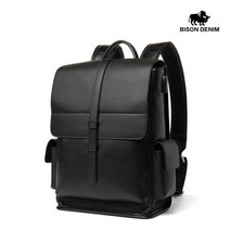 BISON DENIM 바이슨데님 남자 남성 수제 가죽 10인치 아이패드 대학생 직장인 백팩 가방 N2645-2B