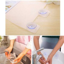 런웨이브 화이트 싱크대물막이/초간단설치/설겆이물, 화이트싱크대물막이